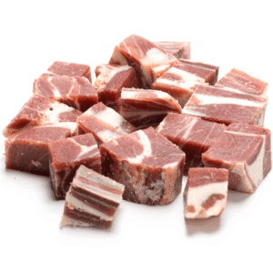 Cut goat meat with skin for egusi ogbono efo riro asun