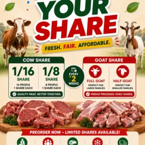 Grab Your Share (Cow and Goat)