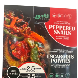Frozen Peppered Snails