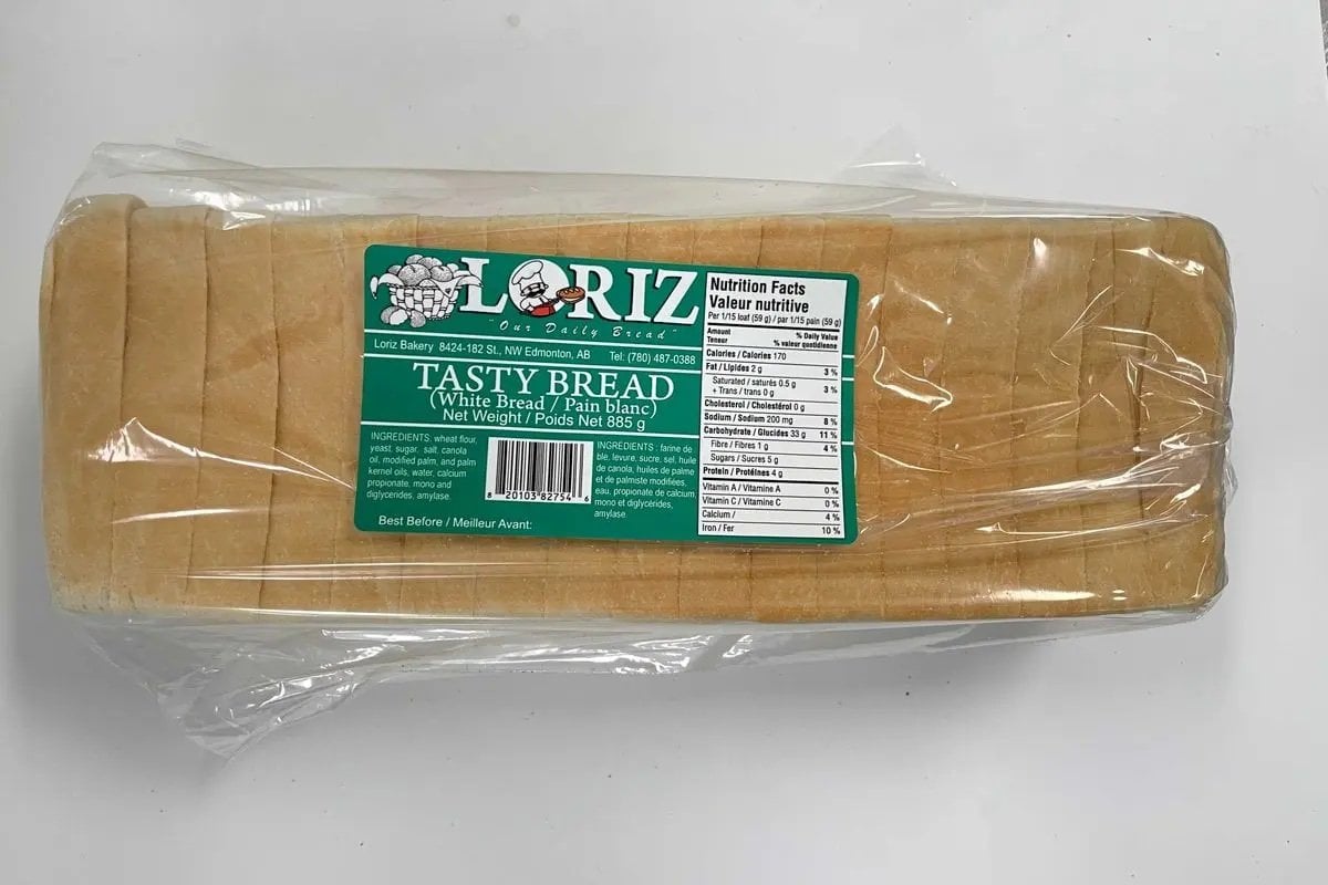 Loriz Bread Sliced
